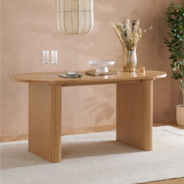 Aksel Oval Dining Table Oak
