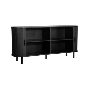 Aksel Black 2 Door Fluted Sideboard