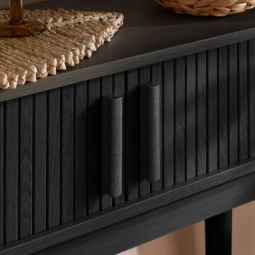 Aksel Black Console Table