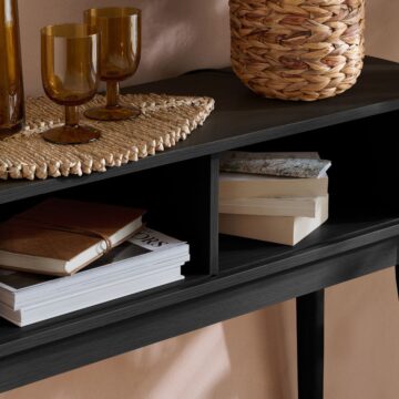 Aksel Black Console Table