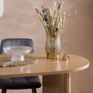 Aksel Oval Dining Table | Oak Finish