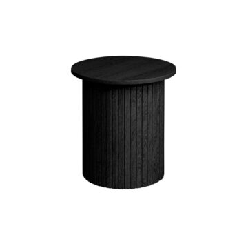 Aksel Black Fluted Side Table