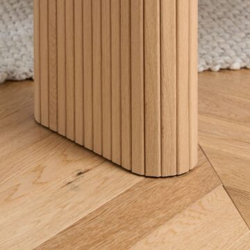 Aksel Dining Bench | Oak Finish