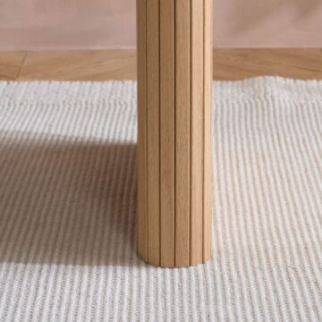 Aksel Oval Dining Table | Oak Finish