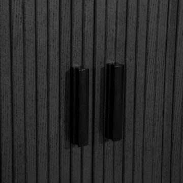 Aksel Black 2 Door Fluted Sideboard