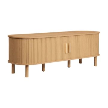 Aksel Fluted TV Unit 140cm | Oak Finish