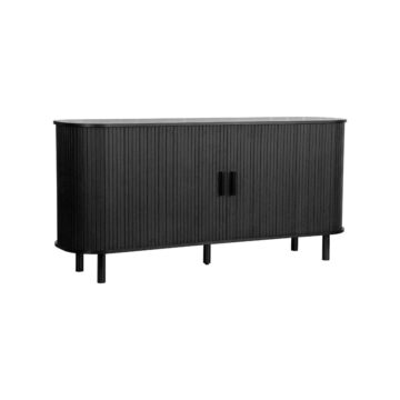 Aksel Black 2 Door Fluted Sideboard
