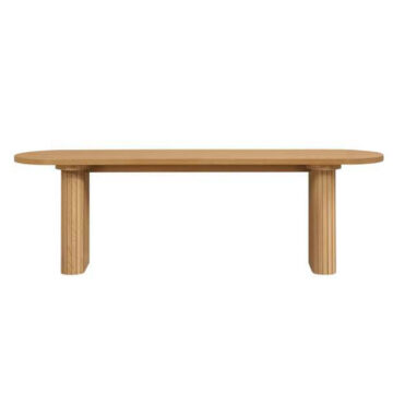 Aksel Dining Bench | Oak Finish