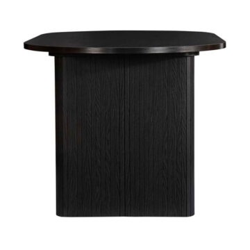 Aksel Black Oval Dining Table