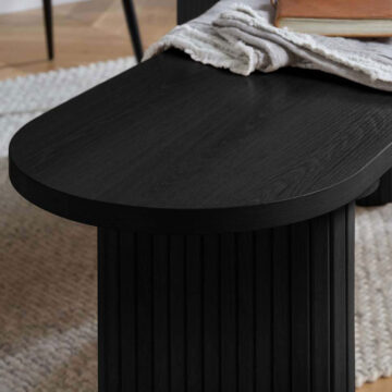 Aksel Black Dining Bench