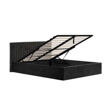 Shadwell Black Ottoman Double Bed (2 Packs)
