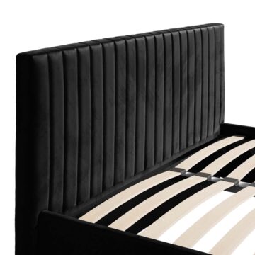 Shadwell Black Ottoman Double Bed (2 Packs)