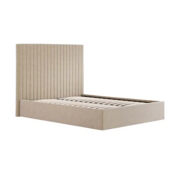 Shadwell Beige Tall 4’6 Double Ottoman Bed