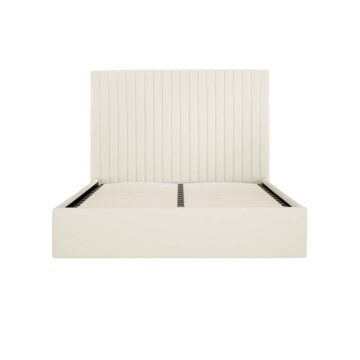 Shadwell Milk Tall 4’6 Double Ottoman Bed