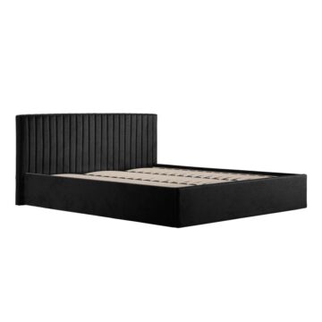 Shadwell Black 6′ Super King Size Ottoman Bed