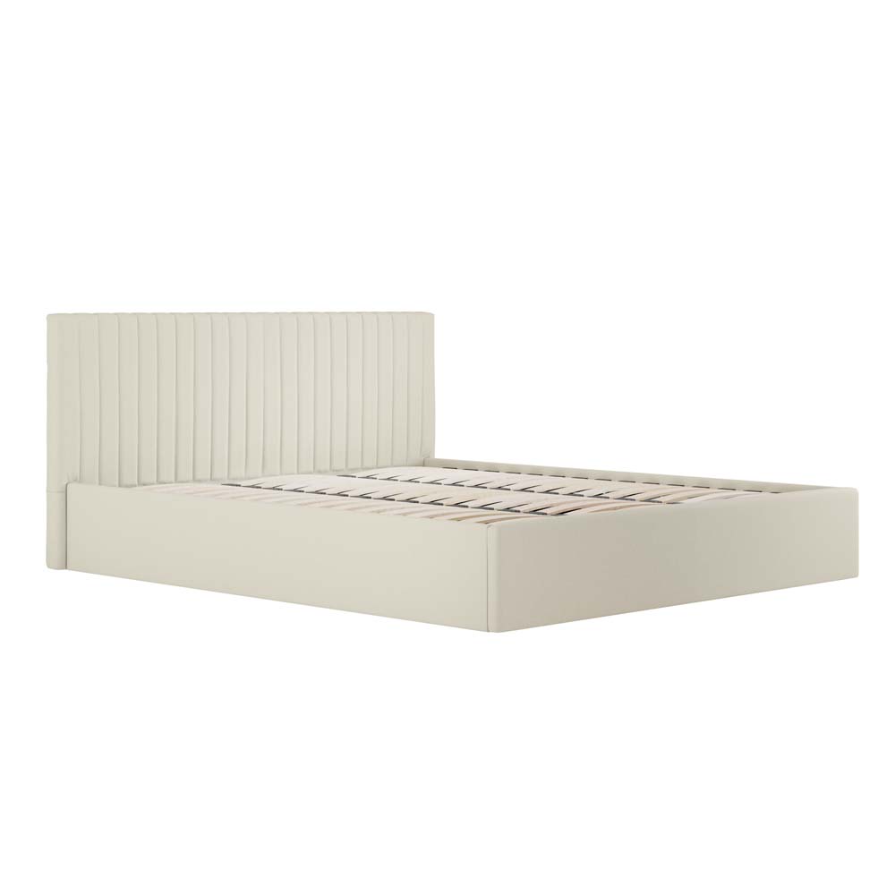 Shadwell Milk Ottoman Super King Size Bed (2 Packs)