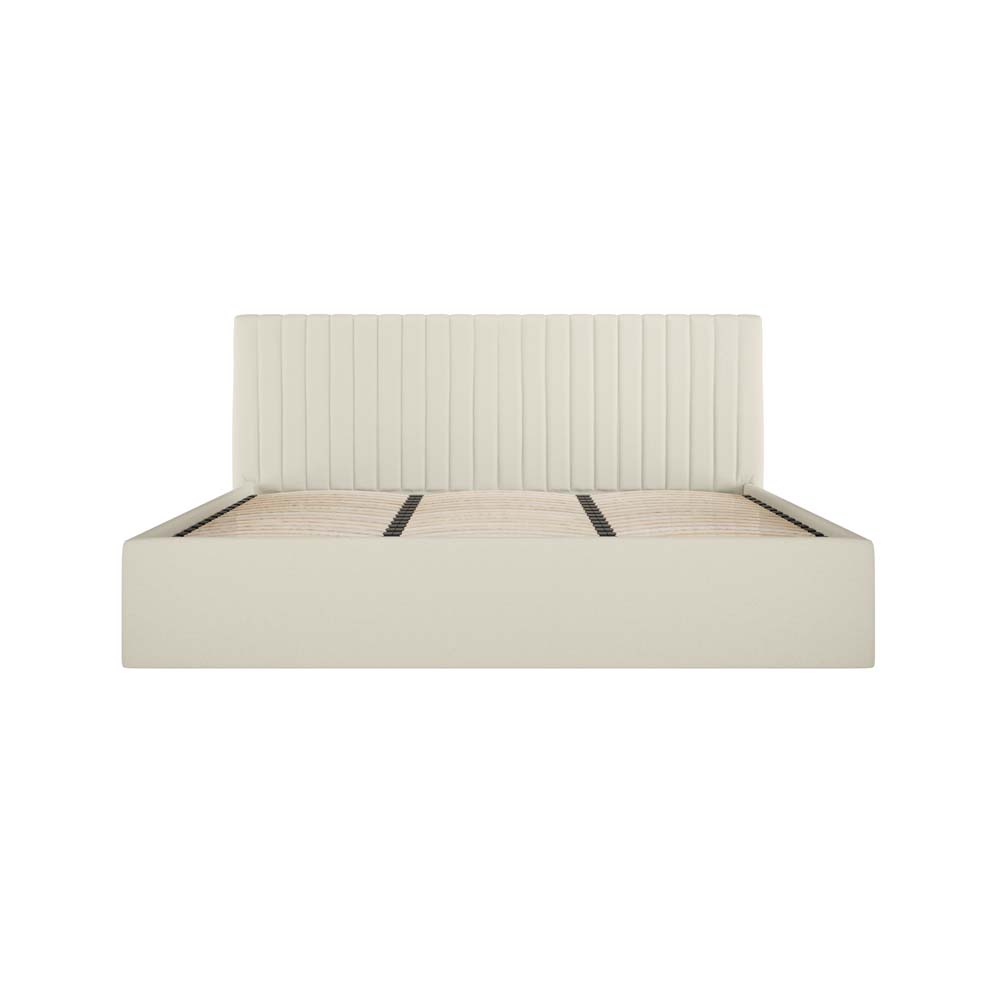 Shadwell Milk Ottoman Super King Size Bed (2 Packs)