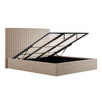 Shadwell Beige Tall 6′ Super King Size Ottoman Bed