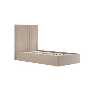 Shadwell Beige Tall 3′ Single Ottoman Bed