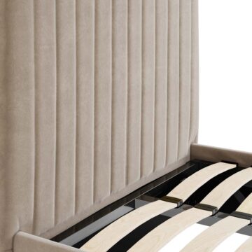 Shadwell Beige Tall 3′ Single Ottoman Bed