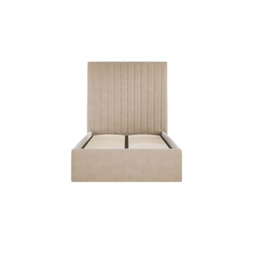 Shadwell Beige Tall 3′ Single Ottoman Bed