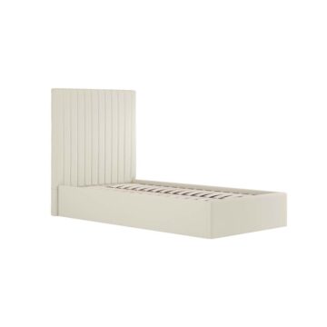 Shadwell Milk Tall 3′ Single Ottoman Bed