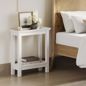 Cote White Side Table