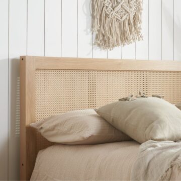 Marley 5′ Ottoman King Rattan Bed