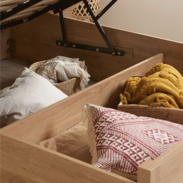 Marley 4’6 Ottoman Double Rattan Bed