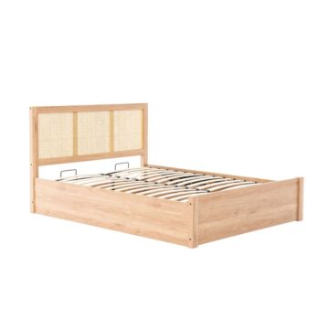 Marley 5′ Ottoman King Rattan Bed