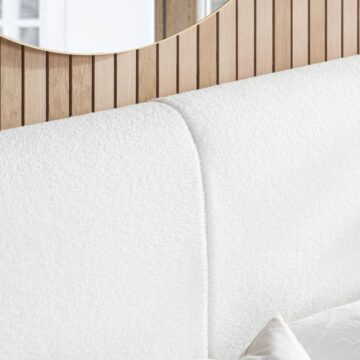Eden White 4’6 Double Bed