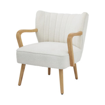 Enzo Boucle Teddy Accent Chair