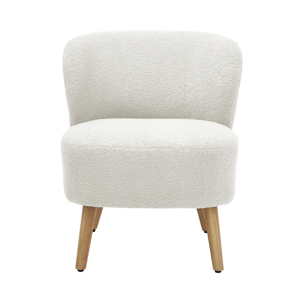 Evie Boucle Teddy Accent Chair