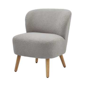 Evie Boucle Teddy Accent Chair