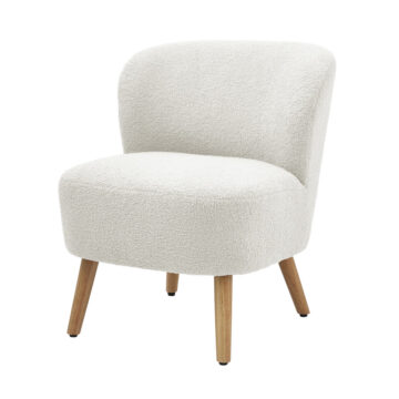 Evie Boucle Teddy Accent Chair