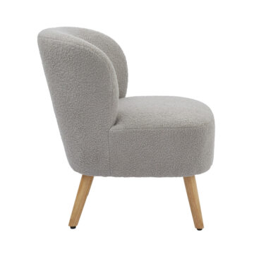 Evie Boucle Teddy Accent Chair