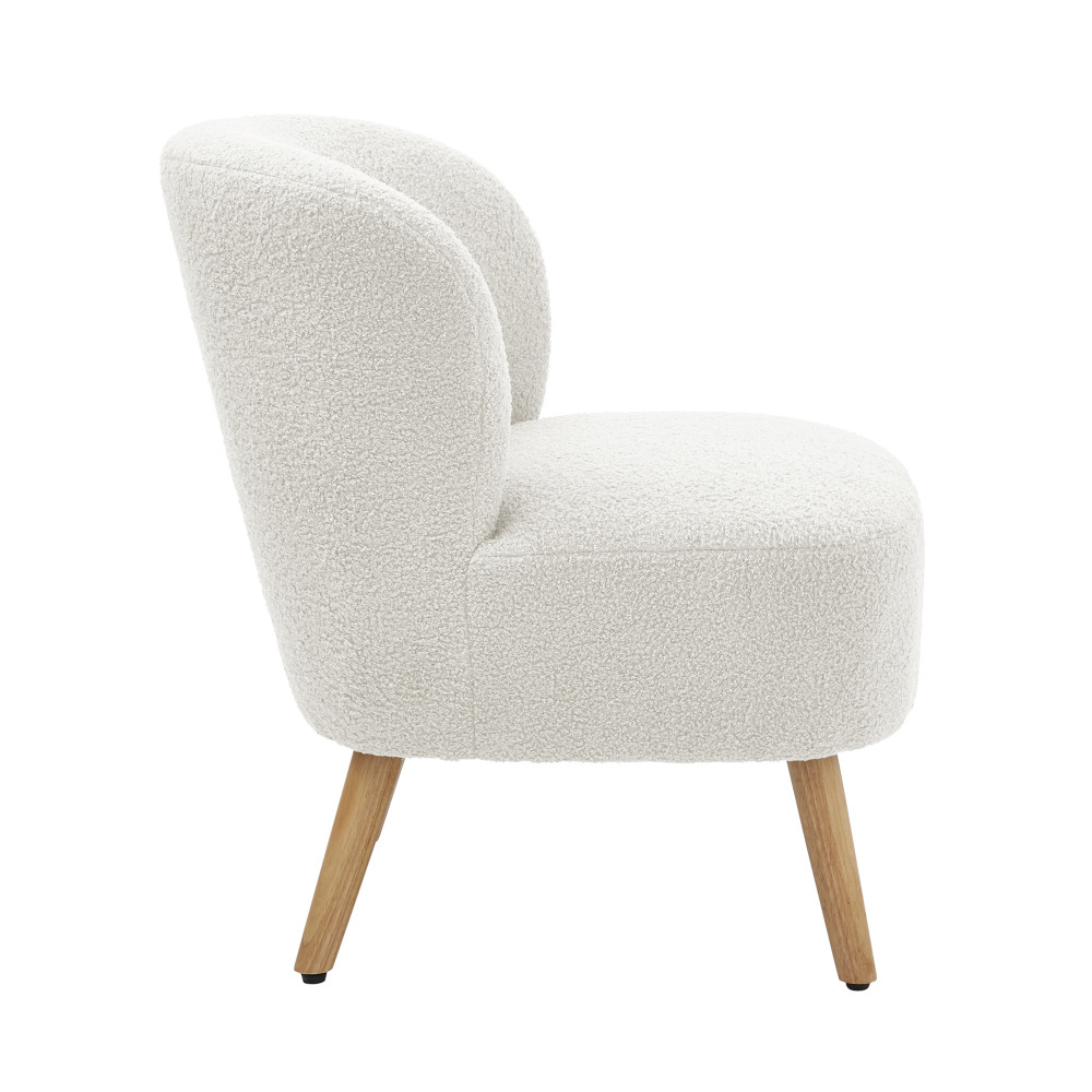 Evie Boucle Teddy Accent Chair