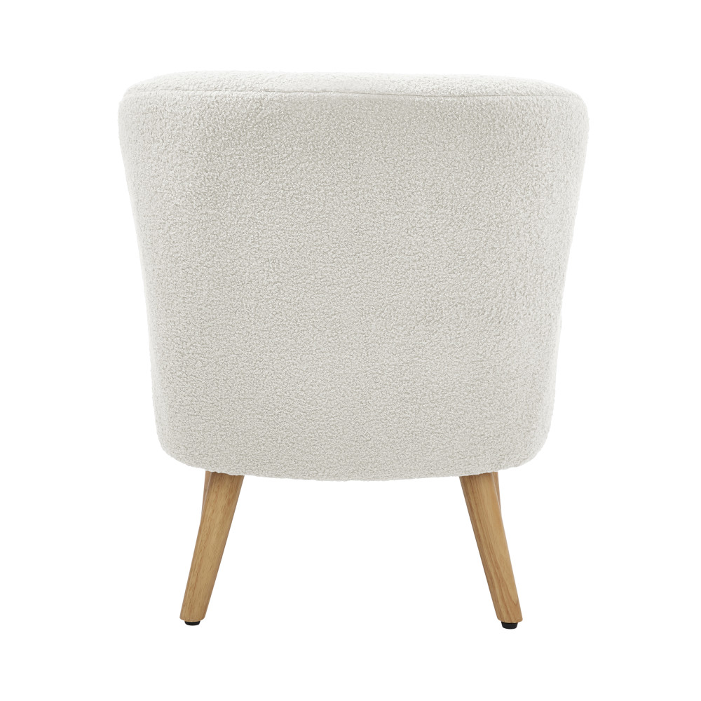 Evie Boucle Teddy Accent Chair