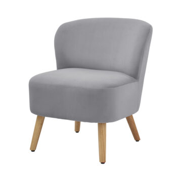 Evie Velvet Accent Chair | Clearance