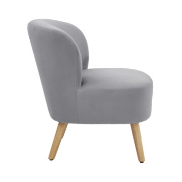 Evie Velvet Accent Chair | Clearance