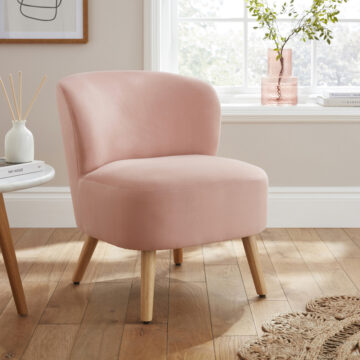 Evie Velvet Accent Chair