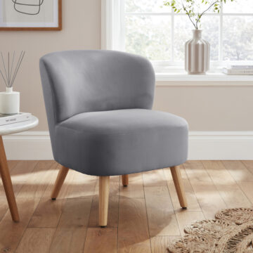 Evie Velvet Accent Chair