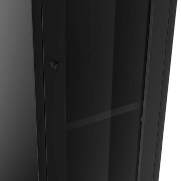 Frank Black Cabinet | Glass Door