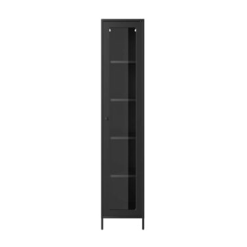 Frank Black Cabinet | Glass Door
