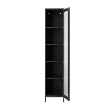 Frank Black Cabinet | Glass Door