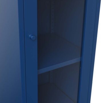 Frank Classic Blue Cabinet | Glass Door