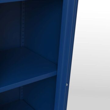 Frank Classic Blue Cabinet | Glass Door