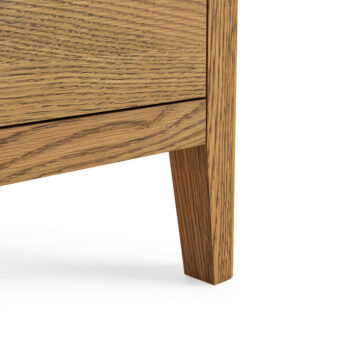 Ashdale Warm Oak Combi Wardrobe with Drawers | Assembled