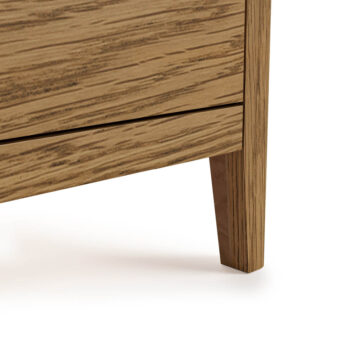 Ashdale Warm Oak Gentlemans Wardrobe with Drawer