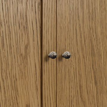 Ashdale Warm Oak Triple Wardrobe with Drawers